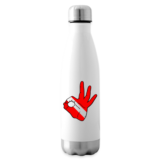 butelka metalowa - white